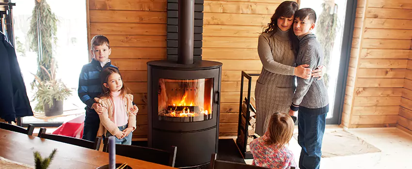 Morso Cast Iron Fireplace Insert Installation in Fitchburg, Massachusetts