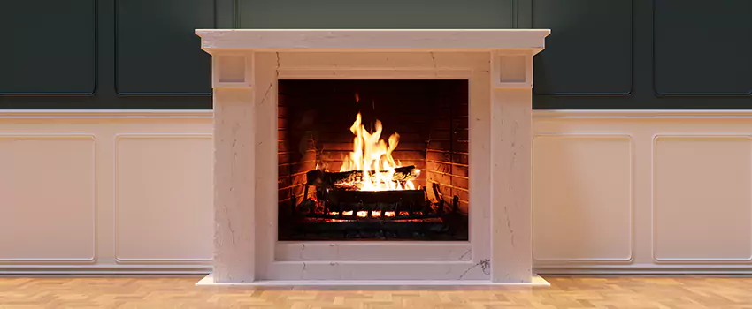 Open Flame Wood-Burning Fireplace Installation Services in Fitchburg, Massachusetts