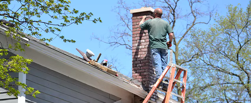 Vinyl and PVC Chimney Flashing Installation in Fitchburg, MA