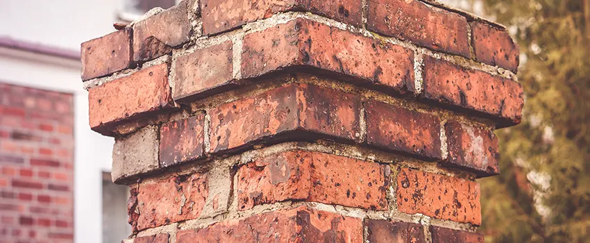 Cracked Chimney Bricks Repair Cost in Fitchburg, Massachusetts